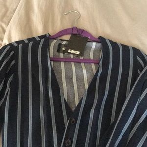 Reformation Risqué Top Venice Stripe